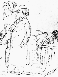 Richard und Cosima Wagner auf der Zeil (MichaelBing 1873, Sammlung Manskopf)